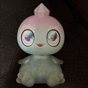 Cute Ice Crystal Squishy Toy in Light Blue and Lavender